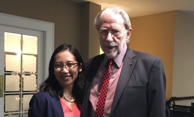 Dr. Leana Wen and Dr. George Lundberg at Sixth Annual Lundberg Institute Lecture